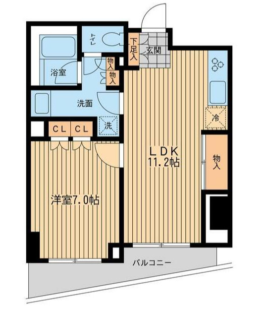 レジデンス代々木公園の間取り