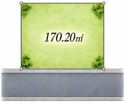 【区画図】 | ◆南区六ッ川２丁目　建築条件なし土地◆