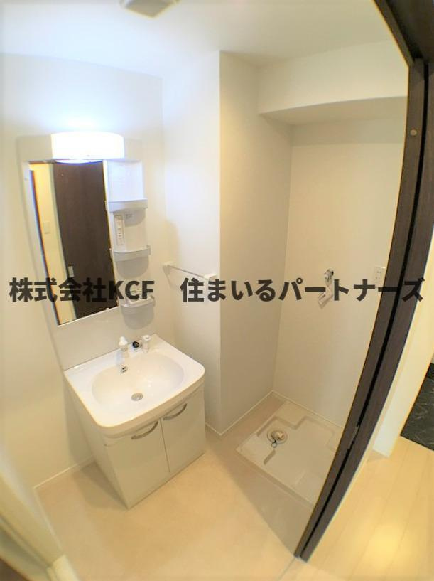 Aletta合川の洗面所|コンパクトで使いやすい洗面所