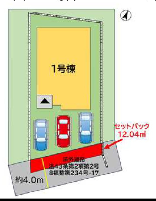 糟屋郡粕屋町内橋東３丁目の新築一戸建の区画図