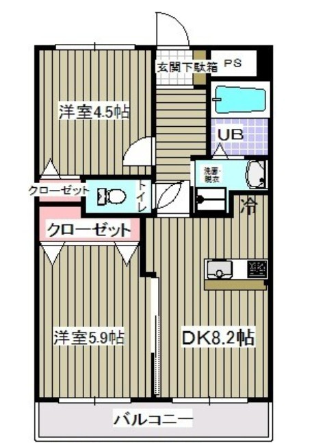 仲介手数料（賃料の1.10ヵ月）の50％OFF対象物件！の間取り