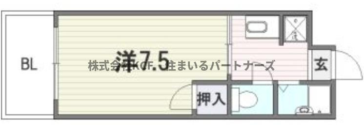 エクセレント櫛原の間取り