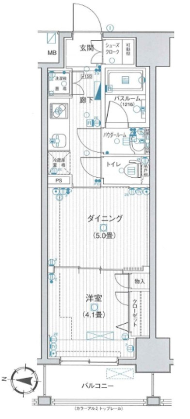 日神デュオステージ両国の間取り
