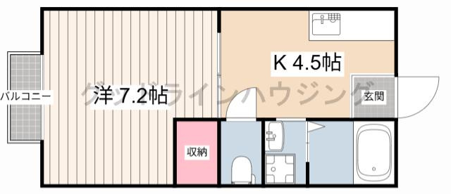 ハイツひろのが丘Ⅱの間取り