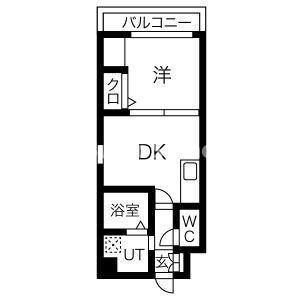 ウイングコートD館の間取り