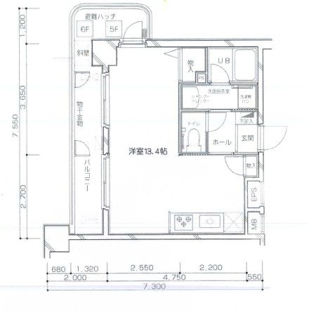 クォーレ東館・西館の間取り|間取りです。