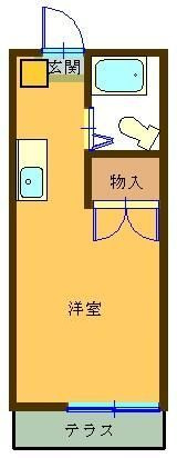 サンハイムの間取り|間取りです。