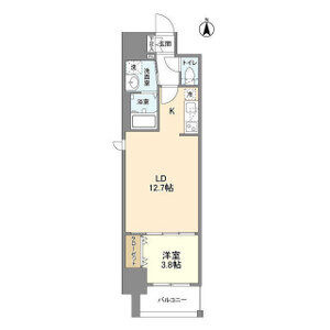 ラクラス堺筋本町の間取り
