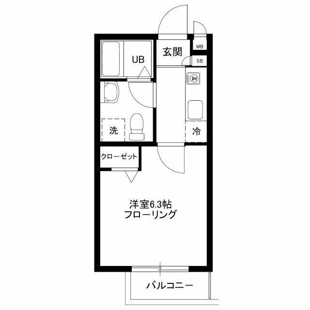 フェリス桜新町の間取り|間取りです。