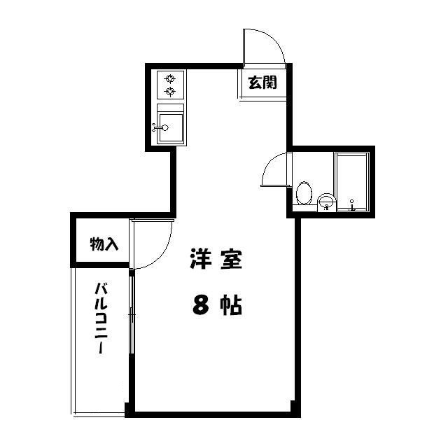 五島ハイツの間取り|間取りです。