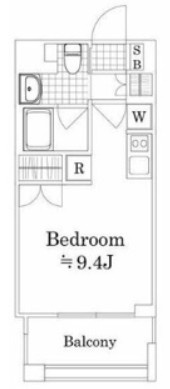 ウィスティリア大森山王の間取り|間取りです。