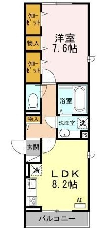 メルシー芙蓉 北糀谷の間取り|間取りです。