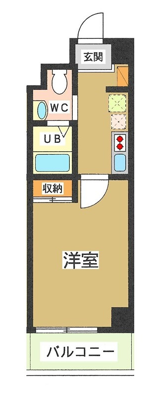 CASA MIA NAKANOBU の間取り|間取りです。