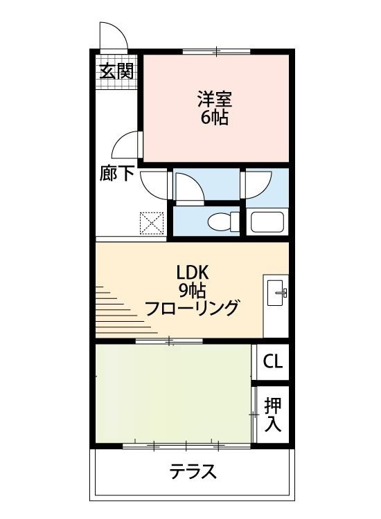グリーンハウスの間取り|間取りです。