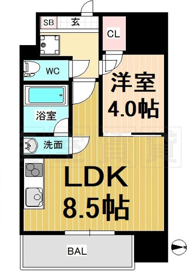 【間取り】 | LaSante東別院