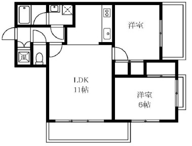 ガーデンハウス千鳥の間取り|間取りです。