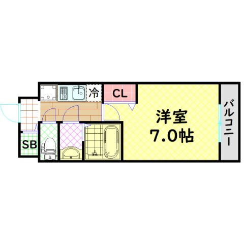 【間取り】 | ファステート難波WESTパーク
