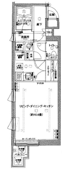 グランティアラ武蔵小山の間取り|間取りです。