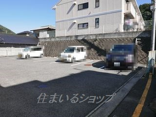 広島市安佐北区可部２丁目のアパートの駐車場