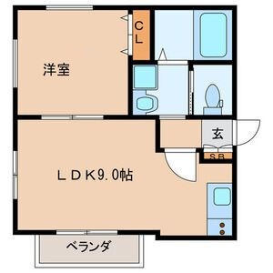 ブライトコートの間取り|間取りです。