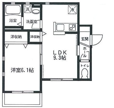 アークチェリーの間取り|間取りです。