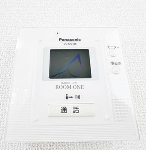 サンレジデンスのセキュリティ|モニター付きインターホンです。