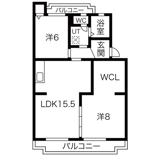 【間取り】 | メゾンリリーベルⅡ