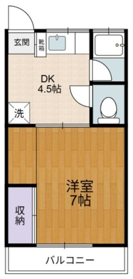 【間取り】 | 第一前原コーポ