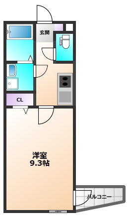 ブリエラクティⅢの間取り