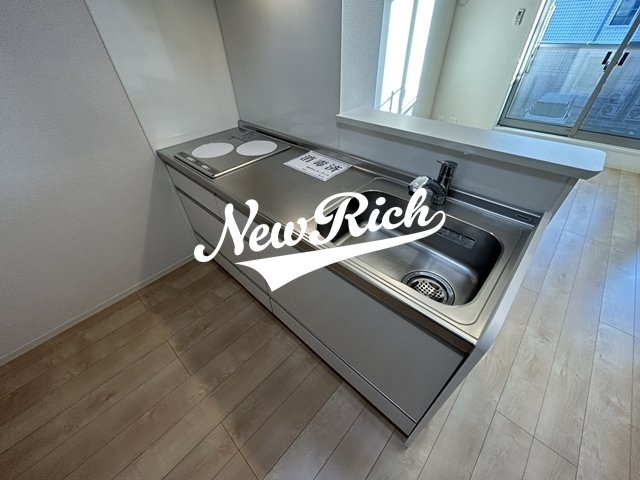 高崎市中泉町のアパートのキッチン
