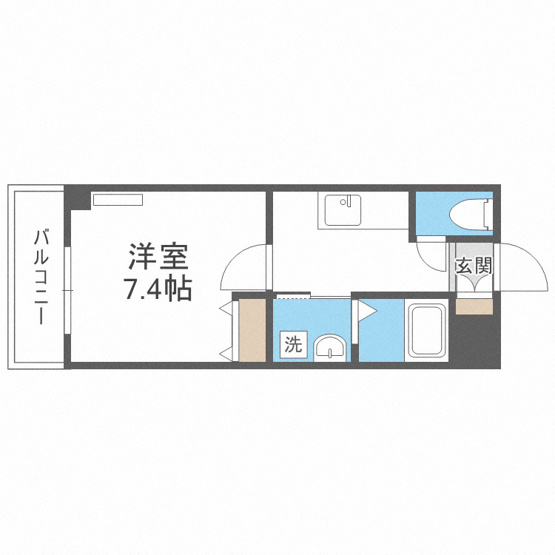 【間取り】 | ル　ボヌール　ドゥ 三国ヶ丘