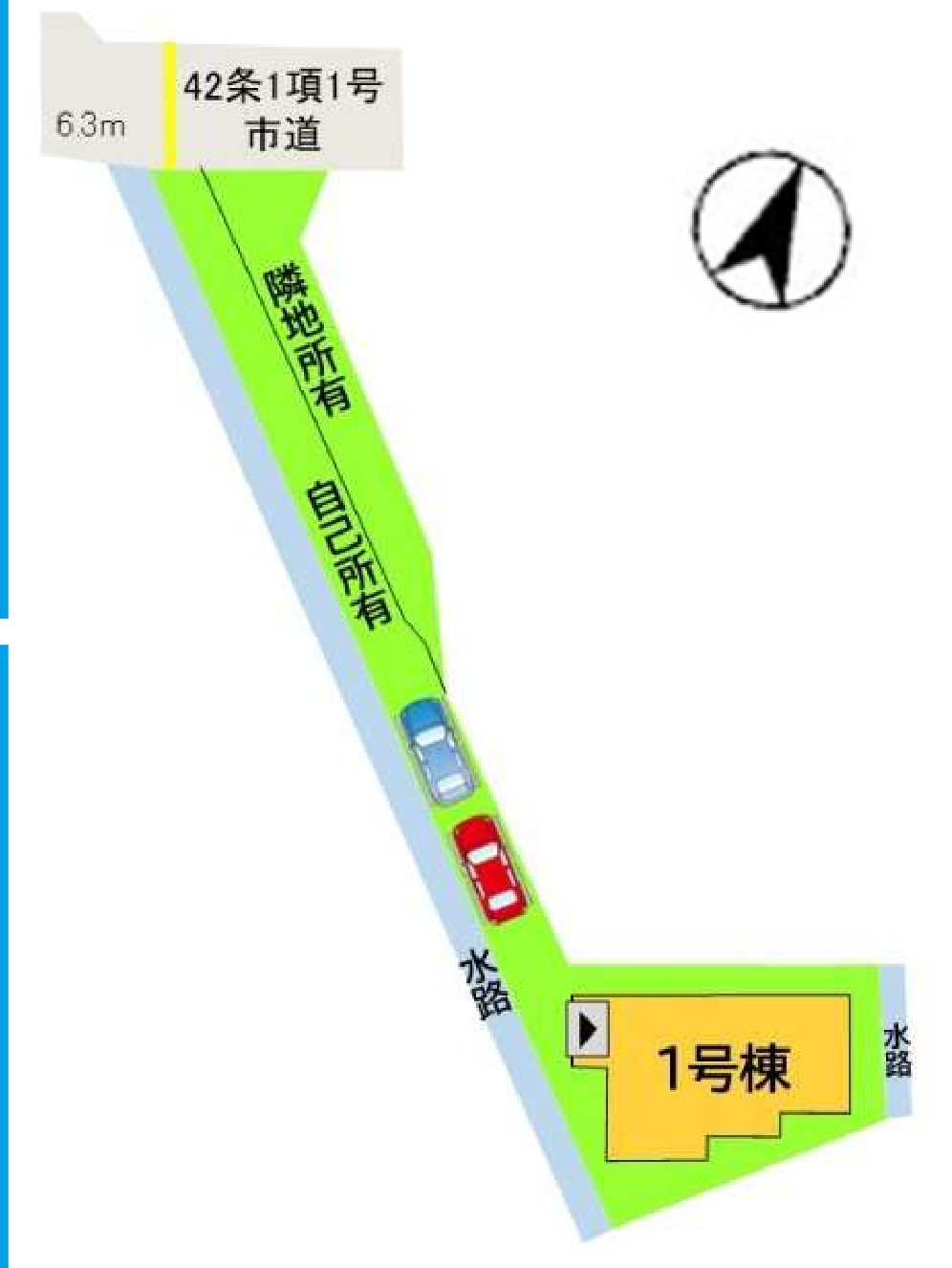 糟屋郡粕屋町花ヶ浦４丁目の新築一戸建の区画図