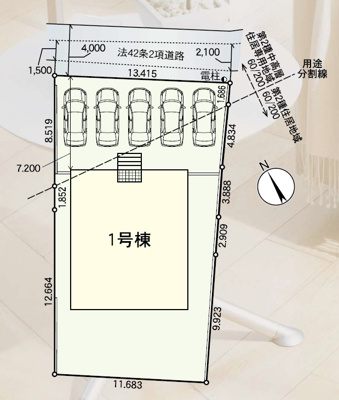 【区画図】 | 沼津市西間門 11期 新築一戸建て | 区画図です