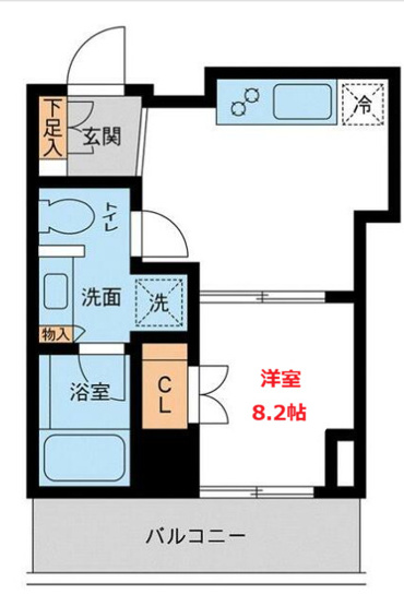 【間取り】 | レジデンス雪谷大塚 | お部屋の間取りです。