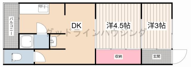満月荘の間取り
