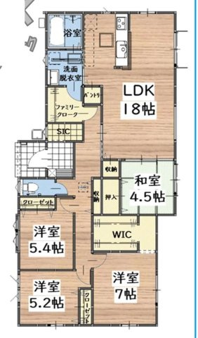 福岡市南区花畑１丁目の新築一戸建の間取り
