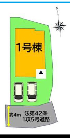 福岡市城南区片江１丁目の新築一戸建の区画図