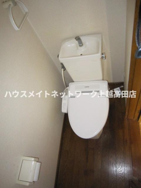 ハイツばらのトイレ|温水洗浄暖房便座（同室タイプの画像を掲載）