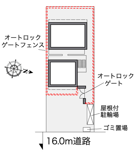 レオパレスハルカの間取り