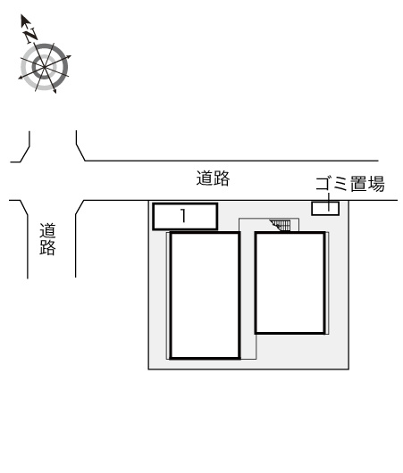 レオパレスレインボーの間取り