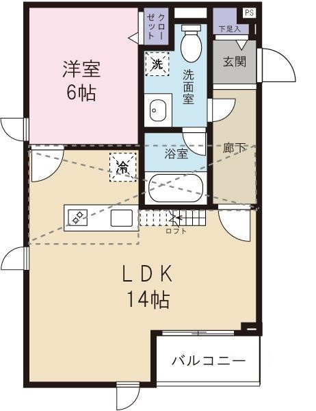 エリュシオン光和の間取り|間取りです。