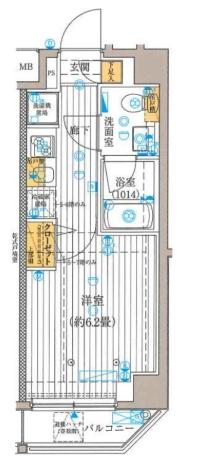 プレール・ドゥーク豊洲スクエアの間取り|間取りです。