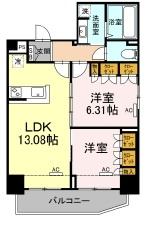 ホウエイコート秋葉原の間取り|間取りです。