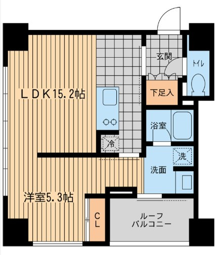 ウィルテラス勝どきの間取り|間取りです。