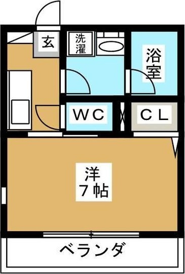 【間取り】 | エスポワールⅡ