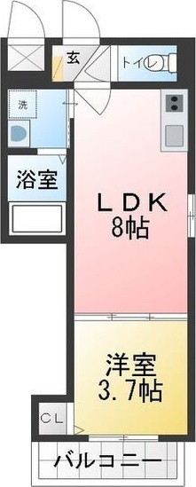 【間取り】 | クラール川名