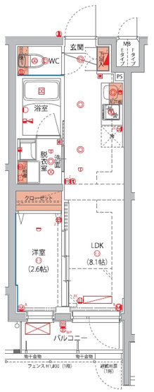 【間取り】 | ハーモニーレジデンス東京八広THE　SKY