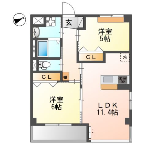 メゾン・シャルマンの間取り