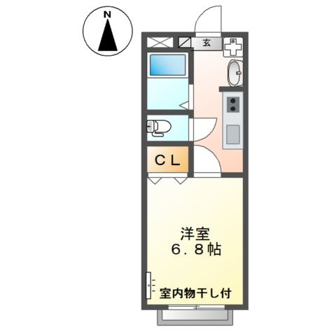 グリーンヒルズ向洋の間取り