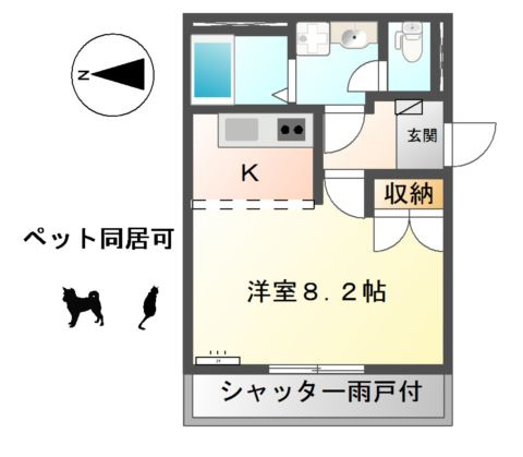 ビアン（Ｂｅｉｎ）の間取り